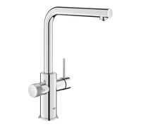 Grohe Blue Pure - Mitigeur d'évier Minta avec filtration et bec extractible, chrome 30590000