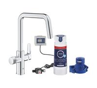 Grohe Blue Pure - Set de mitigeur d’évier Start avec filtration Ultrasafe, chrome 30594000