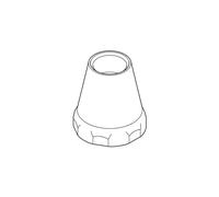Grohe Capuchon 41006 pour soupape de mur externe Eurotec résistante au froid, 41006000,
