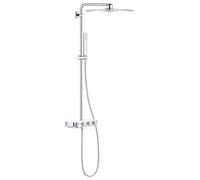 GROHE Colonne de douche avec mitigeur thermostatique Blanc Euphoria SmartControl System 310 Cube Duo 26508LS0