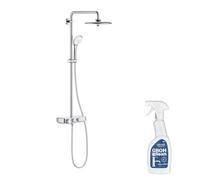 GROHE Colonne de douche thermostatique Euphoria Smartcontrol System 260 Mono avec nettoyant GrohClean