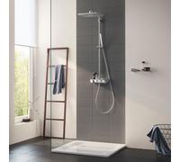 Grohe Euphoria ensemble de douche mural avec thermostat oui StarLight Chrome 26508000