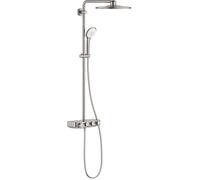 Grohe Euphoria ensemble de douche mural avec thermostat oui SuperSteel 26507DC0