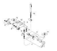 Grohe Concetto interrupteur de douche 64309000