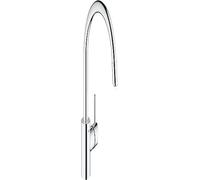 GROHE Concetto, mitigeur cuisine, douchette extractible, orientable 360° | Robinet de cuisine, bec haut pour grandes casseroles, cartouche céramique de qualité, montage facile (chrome, 31212003)
