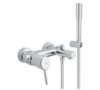 GROHE Mitigeur monocommande 1/2" Bain/Douche chromé, avec garniture de douche, apparent