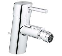GROHE Mitigeur de bidet Concetto 32208001 monocommande sur pied, vidage à tirette, StarLight Chrome