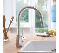 GROHE Mitigeur de cuisine sur pied Concetto 31483DC2 SuperSteel