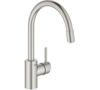 Grohe Concetto mitigeur d'évier 32663DC3 supersteel, bec verseur pivotant, débit d'eau interne
