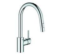 Grohe Concetto mitigeur d'évier 31483002 chromé , bec pivotant, double pomme de douche extractible