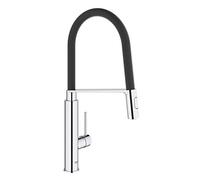 GROHE Concetto, mitigeur évier, bec extractible, 2 jets, haute pression