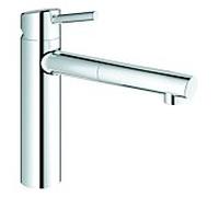 Grohe Concetto mitigeur de cuisine sur pied StarLight Chrome 31129001