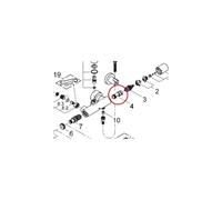 Grohe conduite d'eau pour système de douche / robinet de baignoire chromé - 47751000