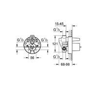 Grohe Corps Encastré 33963000