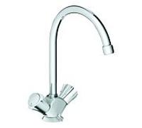 Grohe Costa deux Costa basse pression, bec pivotant, chromé