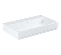 Grohe Cube Ceramic - Lavabo avec trop-plein, 80x49 cm, PureGuard, blanc alpin 3947600H