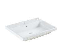 GROHE Bassin Cube 3947900H - 60 cm, 2000 trou avec trop-plein, blanc alpin PureGuard