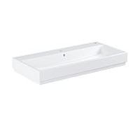 Grohe Cube Céramique 3938600H 100cm, 1 trou pour robinet avec trop-plein, blanc alpin PureGuard