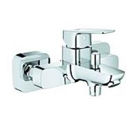 GROHE Cubeo Mitigeur monocommandé pour bain, saillie 167mm, montage apparent, 1018130000, Couleur: chrome