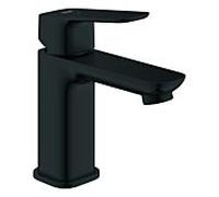 Grohe Cubeo mitigeur lavabo 1017322430 taille S, corps lisse avec bouton d'ouverture garniture de vidange 2000 2000 /4", noir mat