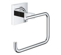GROHE Porte-papier toilette mural Start Cube 40978000 chromé sans couvercle, fixations cachées