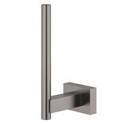 Grohe, Dérouleur de papier toilette, Porte-rouleau de réserve Essential Cube dur graphite brossé 40623AL1