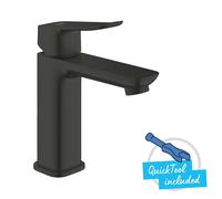 Grohe Dice - Mitigeur de lavabo avec bonde Push-Open, noir mat 1018332430