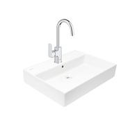Grohe - Dice mitigeur lavabo 1/2" à levier tactile, taille L + Lavabo Swiss Aqua Technologies 60,5x46,5 cm (BA2-G1018710000-04)