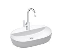 Grohe - Dice mitigeur lavabo à levier tactile, taille L + Vasque à poser Swiss Aqua Technologies 60x40x12,5 cm (BA2-G1018710000-01)
