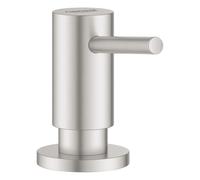 GROHE Distributeur de Savon Liquide à Pompe et Distributeur de Lotion encastré pour évier de Cuisine, Acier Inoxydable, réservoir de 400ml, supersteel, 40535DC0 (Import Allemagne)
