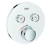 Grohe douche Grohe Smartcontrol 29151LS0, blanc lune, 2 robinets d'arrêt