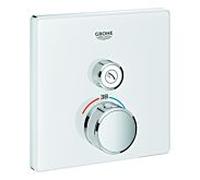 Grohe douche Grohe Smartcontrol 29153LS0, blanc lune, avec robinet d’arrêt