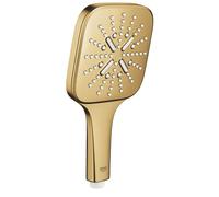 GROHE Douchette 3 jets Rainshower SmartActive 130 Cube - Cool Sunrise brossé