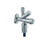 Grohe Eggemann Robinet d'angle WAS DN 15 avec aérateur chromé - 41082000
