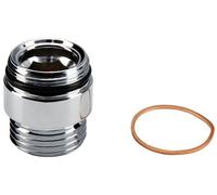 GROHE embout de raccordement de douche (pièce de rechange d'origine, durable, garantie du fabricant 5 ans, ajustement parfait), chromé, 47355000, 1 paquet