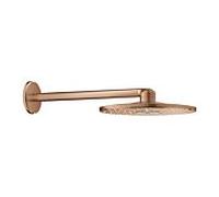Grohe ensemble de douche de Rainshower Grohe 26475DL0 warm sunset brossé, bras de douche 430 mm, 2 types d'acier