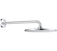 GROHE Douche à effet de pluie Rainshower avec bras 30x30 cm ronde StarLight Chrome 26558000