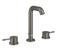 GROHE - Mitigeur de lavabo Essence 20296AL1 - 3 trous avec bonde pop-up - Graphite dur brossé