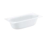 Grohe Essence baignoire 3962000H 180 x 45 x 80 cm, autoportante, avec trop-plein, blanc alpin, EasyClean