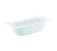 Grohe Essence baignoire 3962000H 180 x 45 x 80 cm, autoportante, avec trop-plein, blanc alpin, EasyClean