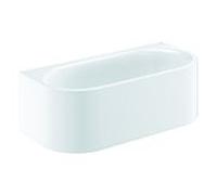 Grohe Essence baignoire 39622000 180 x 57,5 x 85 cm, en applique, avec trop-plein, blanc alpin