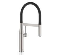 Grohe Essence - Mitigeur d’évier avec bras flexible avec inverseur, supersteel 30294DC0
