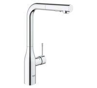 GROHE Mitigeur de cuisine Essence 30270000 sur pied StarLight Chrome, douchette extractible