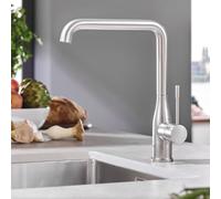 GROHE Mitigeur monocommande de cuisine Essence 30269DC0 SuperSteel sur pied