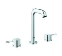 Grohe Essence, mitigeur de lavabo 3 trous, saillie 114mm, avec vidage à tirette, 20296001, Couleur: chrome