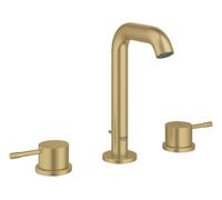 Grohe Essence - Mitigeur de lavabo avec bonde, installation 3 trous, Cool Sunrise brossé 20296GN1