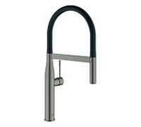 Grohe Essence mitigeur évier 30294AL0 graphite dur brossé, douchette professionnelle extractible