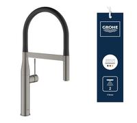 Grohe Essence mitigeur de cuisine sur pied Brushed Hard Graphite 30294AL0