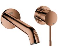 Grohe Essence, mitigeur lavabo 2 trous, saillie 183mm, montage mural, 29192DA1, Couleur: coucher de soleil chaud