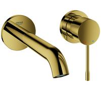 Grohe Essence, mitigeur lavabo 2 trous, saillie 183mm, montage mural, 29192GL1, Couleur: un lever de soleil frais
